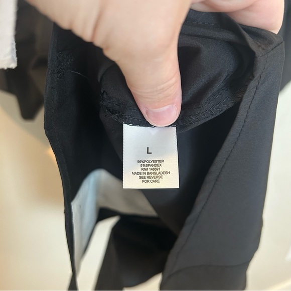 Drake Wingshooter's Trey Button-Down Short Sleeve Shirt, Caviar Black, Large - Picture 5 of 6